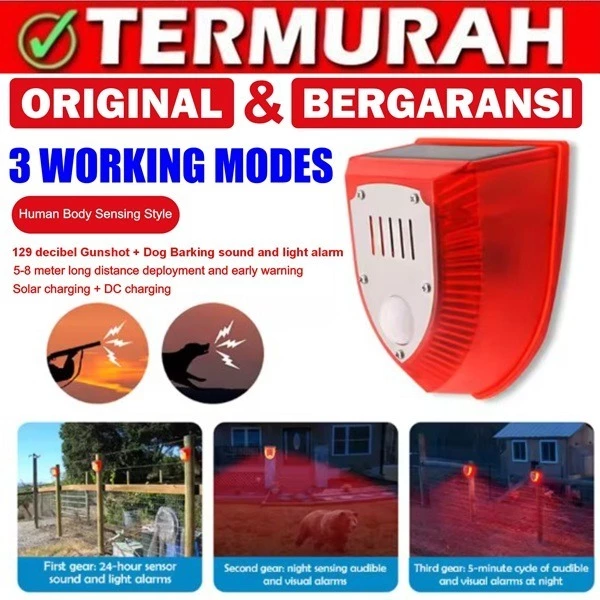 Solar alarm