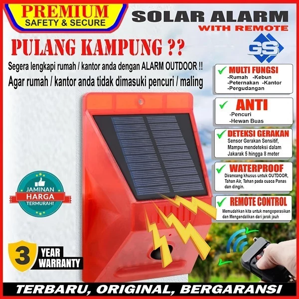 Solar alarm