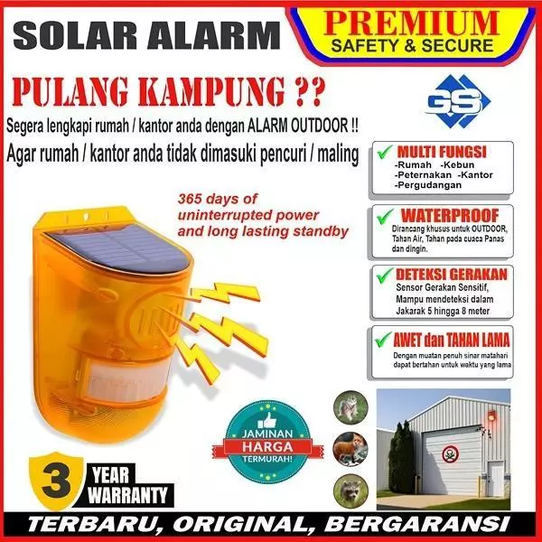 Solar alarm